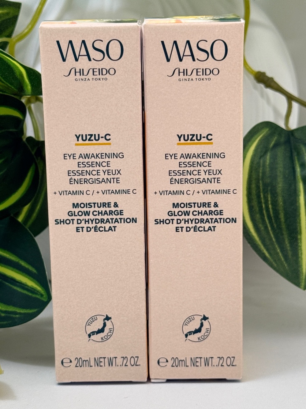 2x Shiseido WASO Yuzu-C Eye Awakening Essence - New in Box